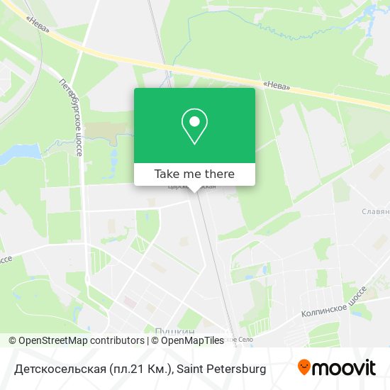 Детскосельская (пл.21 Км.) map