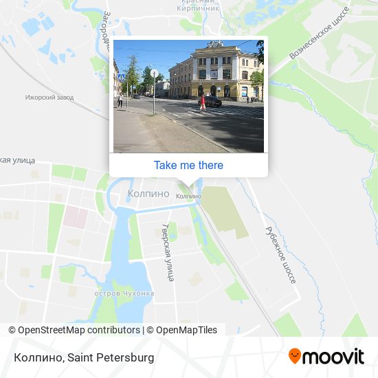 Колпино map