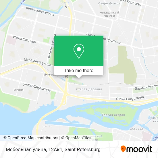 Мебельная улица, 12Ак1 map