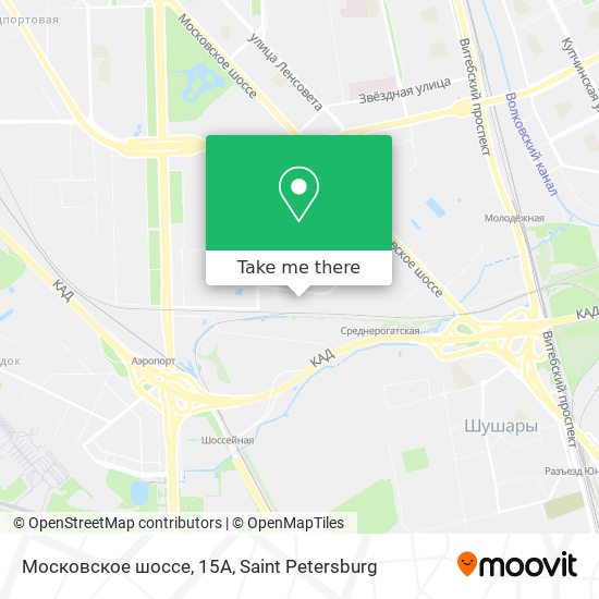 Московское шоссе, 15А map