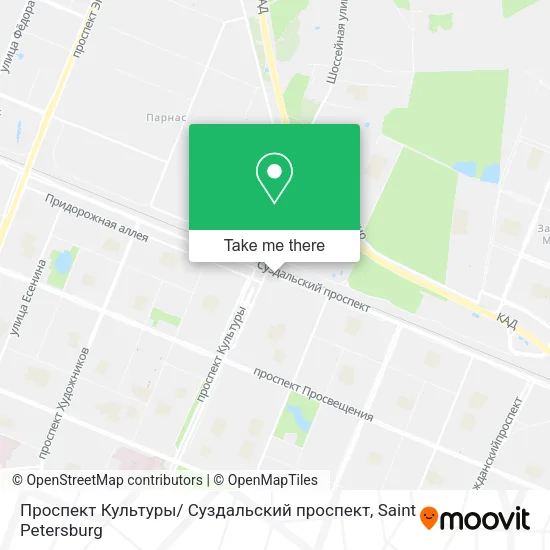 Проспект Культуры/ Суздальский проспект map