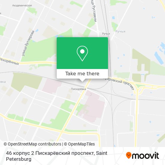 46 корпус 2 Пискарёвский проспект map