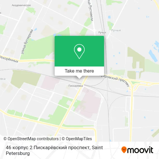 46 корпус 2 Пискарёвский проспект map