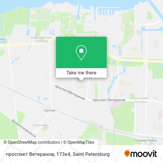 проспект Ветеранов, 173к4 map