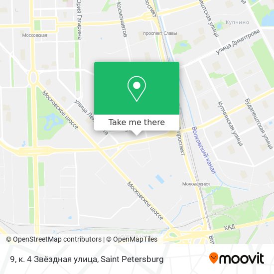 9, к. 4 Звёздная улица map