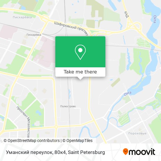 Уманский переулок, 80к4 map