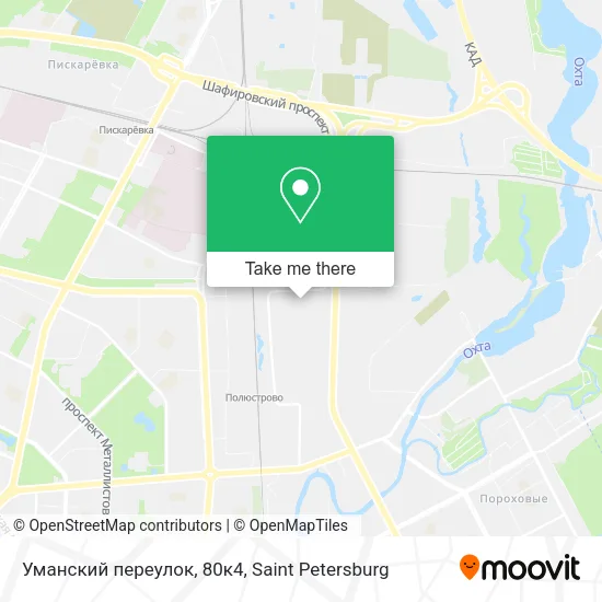 Уманский переулок, 80к4 map