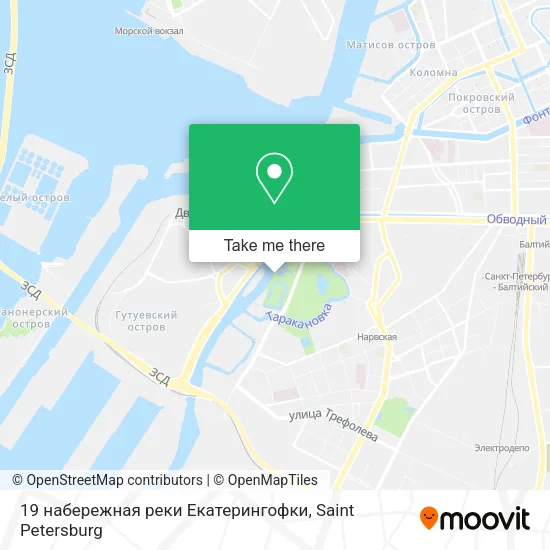 19 набережная реки Екатерингофки map