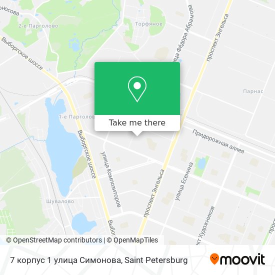 7 корпус 1 улица Симонова map