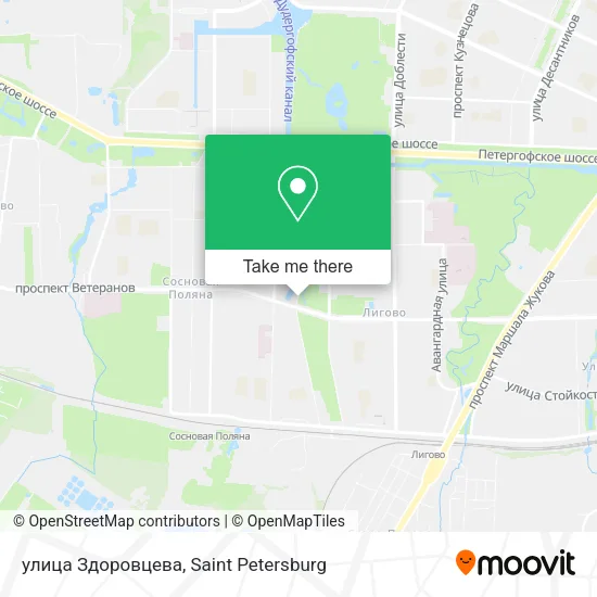 улица Здоровцева map