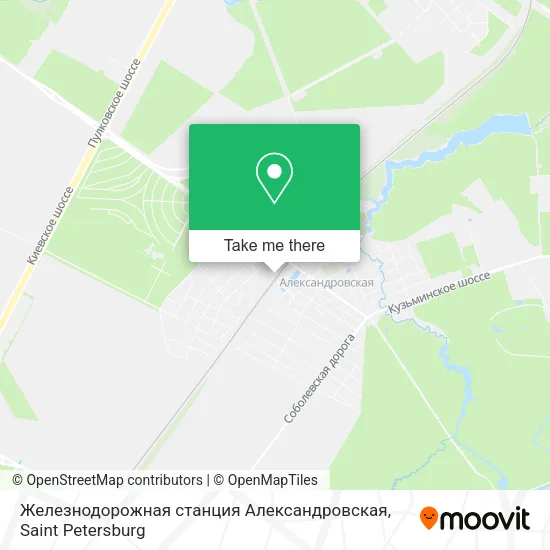 Железнодорожная станция Александровская map