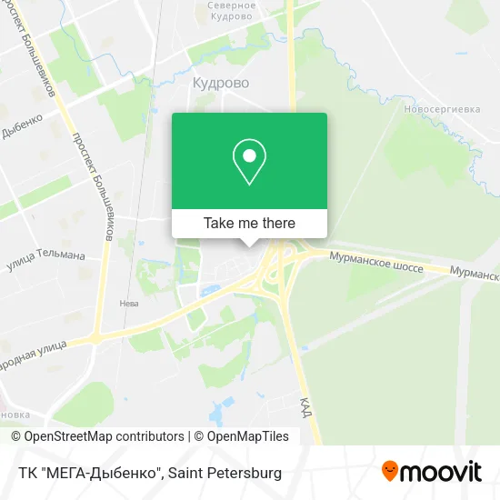 ТК "МЕГА-Дыбенко" map