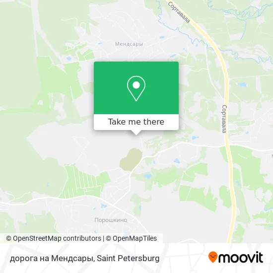 дорога на Мендсары map