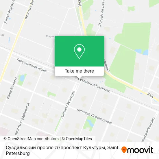 Суздальский проспект / проспект Культуры map