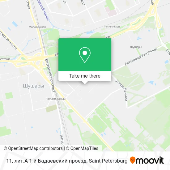 11, лит.А 1-й Бадаевский проезд map