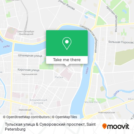 Тульская улица & Суворовский проспект map