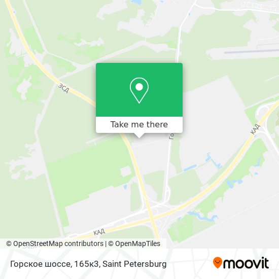 Горское шоссе, 165к3 map