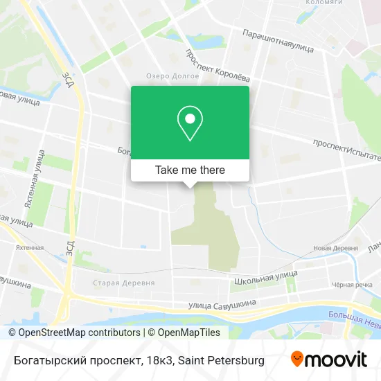Богатырский проспект, 18к3 map