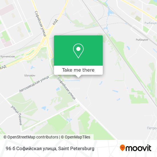 96 б Софийская улица map