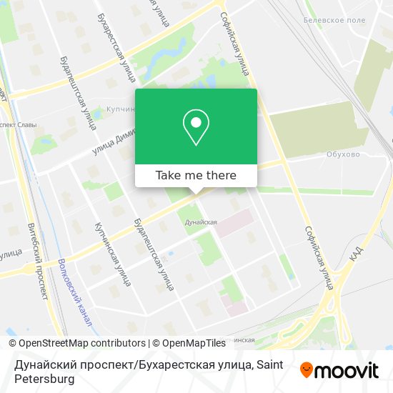 Дунайский проспект / Бухарестская улица map