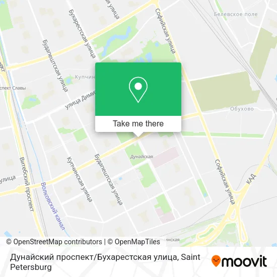 Дунайский проспект / Бухарестская улица map