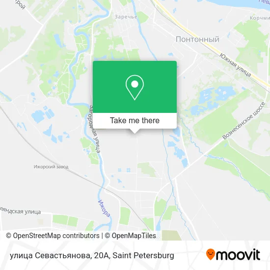 улица Севастьянова, 20А map