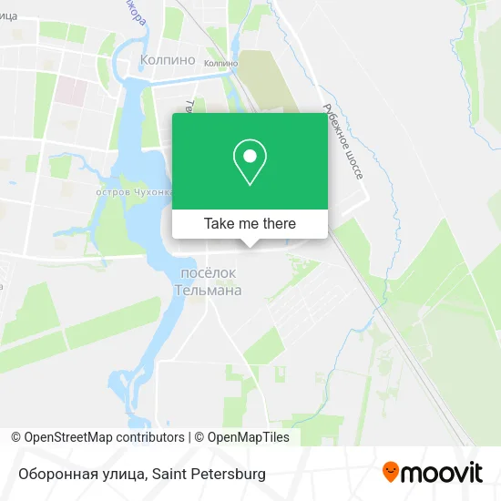 Оборонная улица map