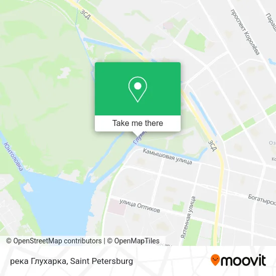река Глухарка map