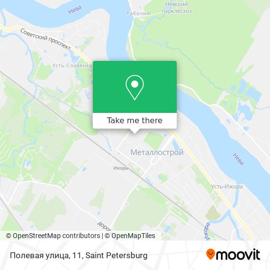 Полевая улица, 11 map