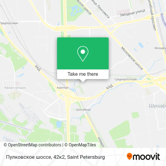 Пулковское шоссе, 42к2 map