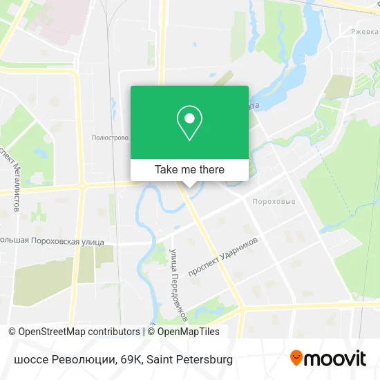 шоссе Революции, 69К map