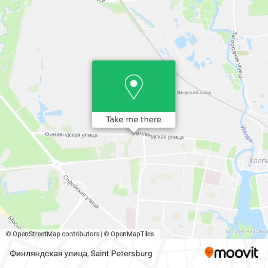 Финляндская улица map