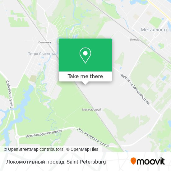 Локомотивный проезд map