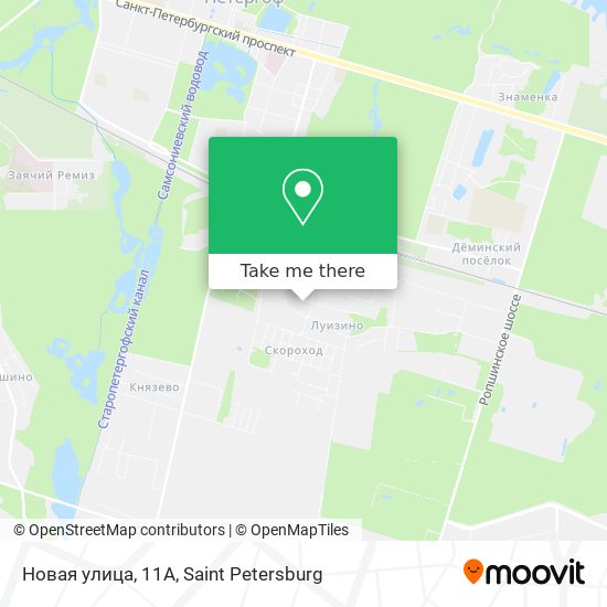 Новая улица, 11А map