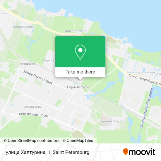 улица Халтурина, 1 map