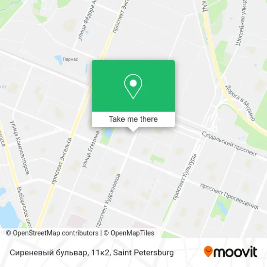 Сиреневый бульвар, 11к2 map