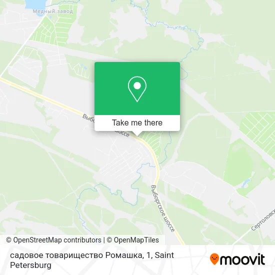 садовое товарищество Ромашка, 1 map