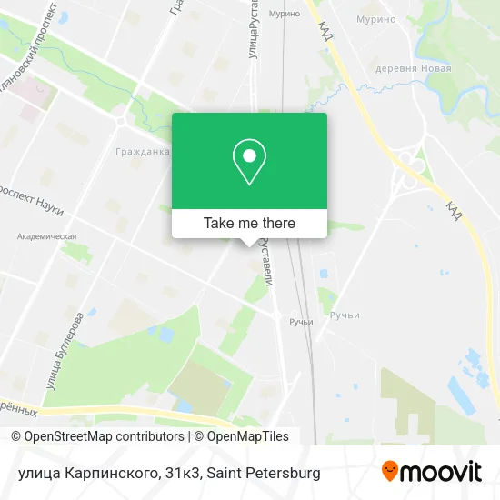 улица Карпинского, 31к3 map