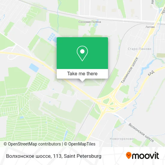 Волхонское шоссе, 113 map