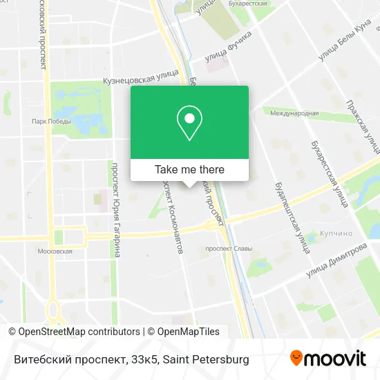 Витебский проспект, 33к5 map