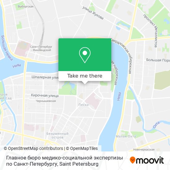Главное бюро медико-социальной экспертизы по Санкт-Петербургу map