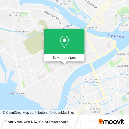Поликлиника №4 map