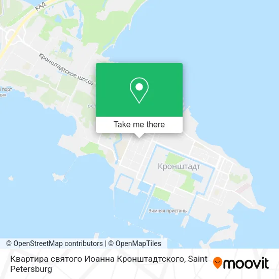 Квартира святого Иоанна Кронштадтского map