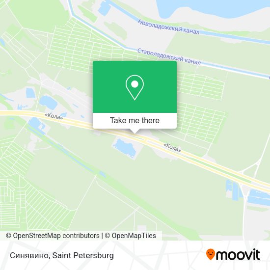 Синявино map