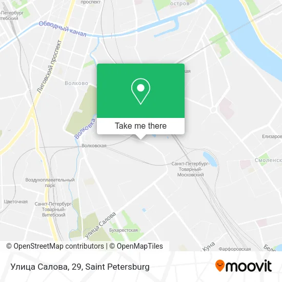 Улица Салова, 29 map