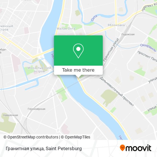 Гранитная улица map