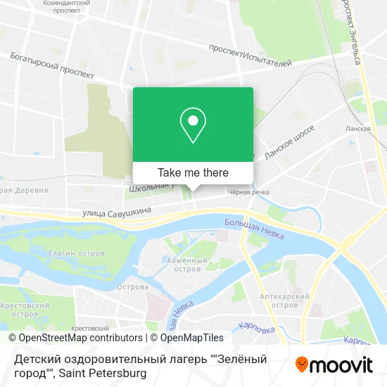 Детский оздоровительный лагерь ""Зелёный город"" map