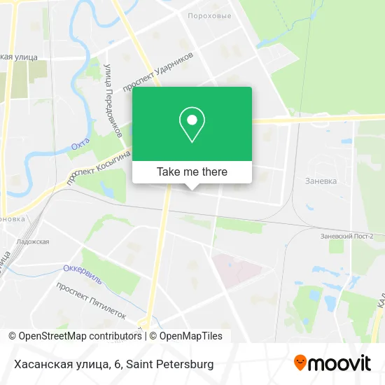 Хасанская улица, 6 map