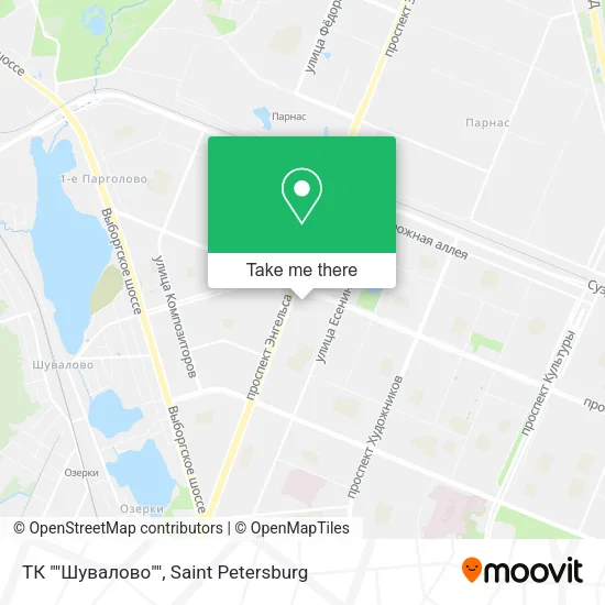 ТК ""Шувалово"" map