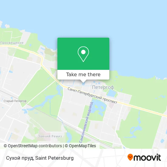 Сухой пруд map